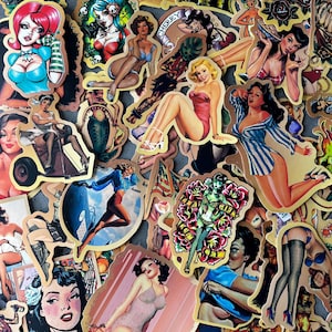 Sexy Stickers // Sexy Ladies Stickers // Künstlerisch // Interessante Stickers // 35