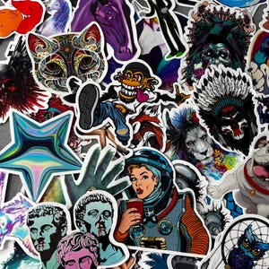 Pegatinas divertidas al azar // Pegatinas artísticas // Pegatinas interesantes // 32