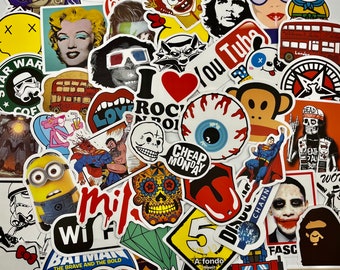 Random Cool Stickers // Vinyl Stickers // Waterproof Stickers // E-Style