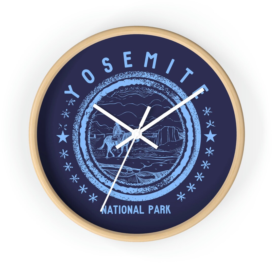 Yosemite Wall Clock, National Park Clock, Yosemite National Park Clock