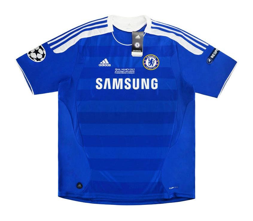 Chelsea UCL Final Retro Long Sleeve Soccer Jerseys Mens Football