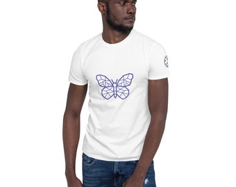 Mosaic Butterfly - Unisex T-Shirt, simple, minimalist, casual, Mood, creative, basic, happy, love