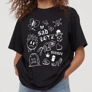 Junior H Shirt, Junior H Fans Graphic Tee, Mexican Corridos Tumbados Shirt, Sad Boyz Shirt, Corridos Tumbados Merch, Junior H Fan Gift