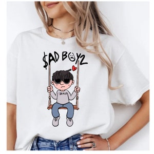Junior H Sad Boyz Mania Tour 2024 Shirt, Junior H Concert Shirt, Fan Gift, Sad Boyz Tour Junior H Merch, Se Que Eres Buena, Unisex Shirt
