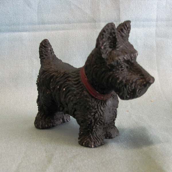 Scottish Terrier "Scotty Dog" Cast Aluminum Figure made in the 1950's.