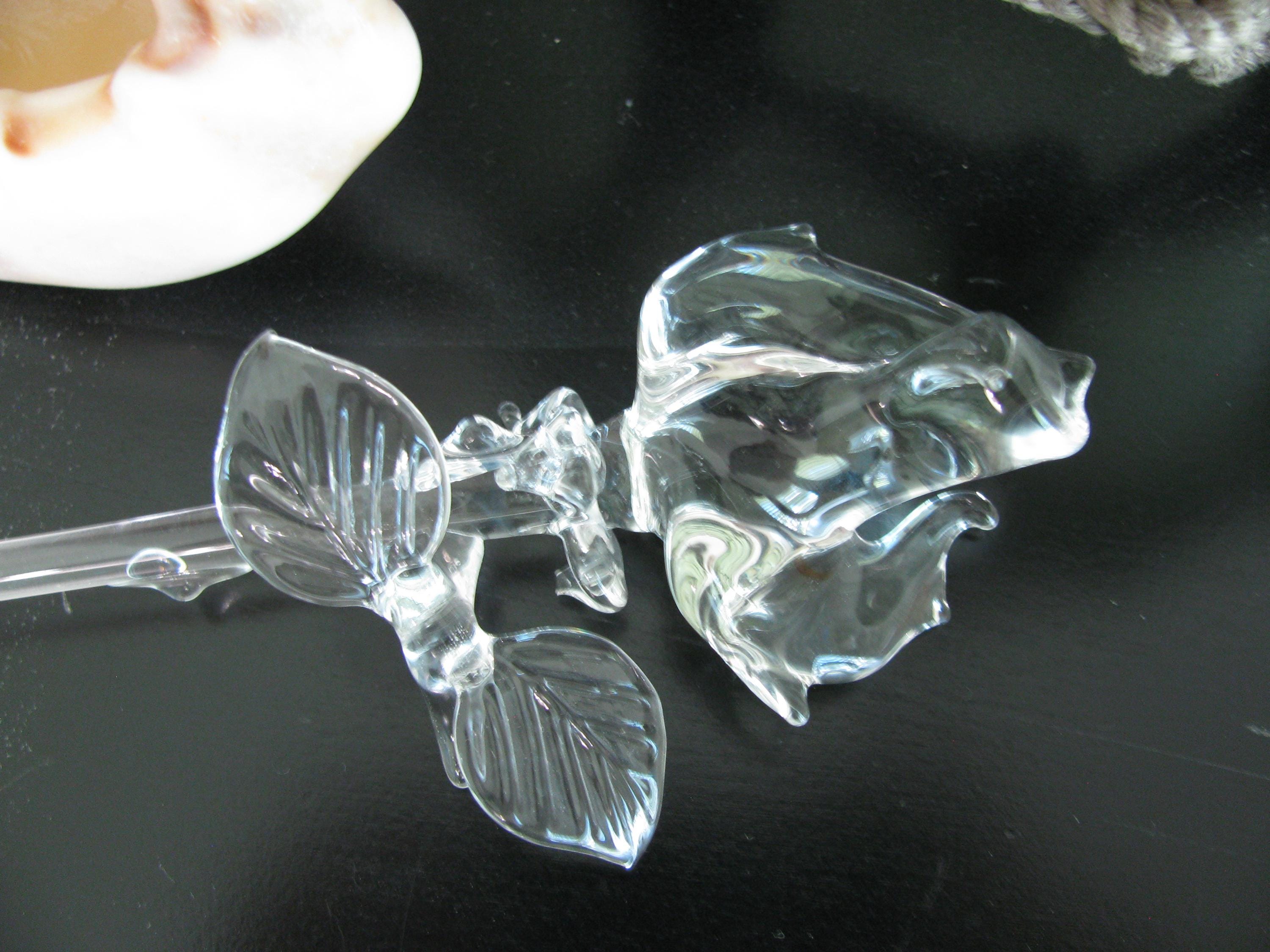 Swarovski Crystal Rose Vase - Etsy