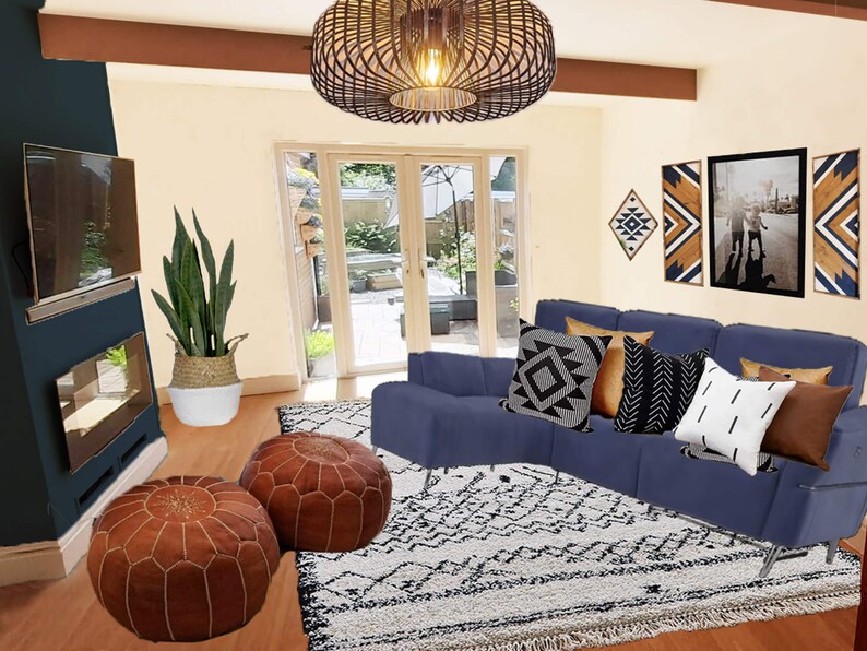 Virtual Interior Design in Your Room Digital Visualisation Etsy