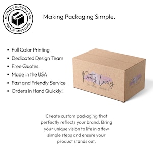 Custom Printed Shipping Box 14x10x8: Large Corrugated Cardboard Packaging