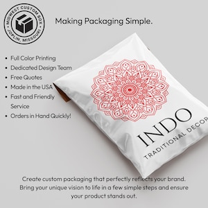 Custom Poly Mailers 9&quot;x6&quot; with Logo – Waterproof, Tear-Resistant & Compostable Option Shipping Bags for Small Business Packaging, Jewelry.