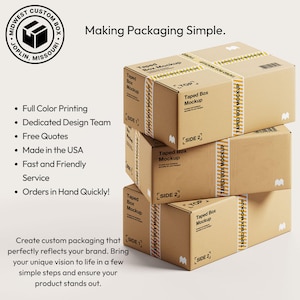 Printed Shipping Boxes 11x8.5x5.5: Custom E-commerce Packaging