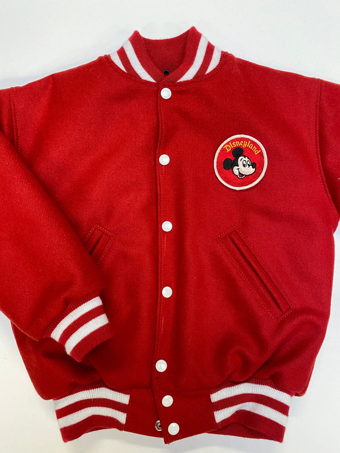 Kids Large Disney Jacket Varsity Jacket All Wool Collector's Item