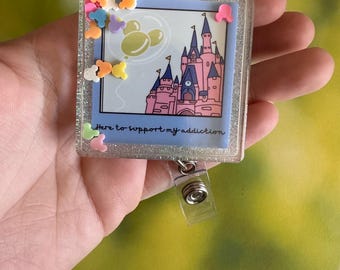 Magical Kingdom Shaker Badge Reel: Princess Castle & Mouse