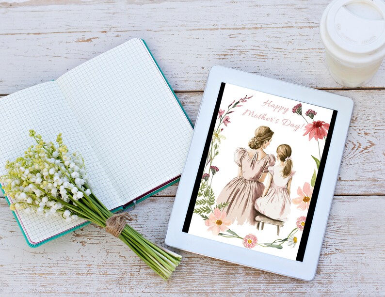 Mothers Day Gift Printable Card E Cards for Mothers Day Etsy