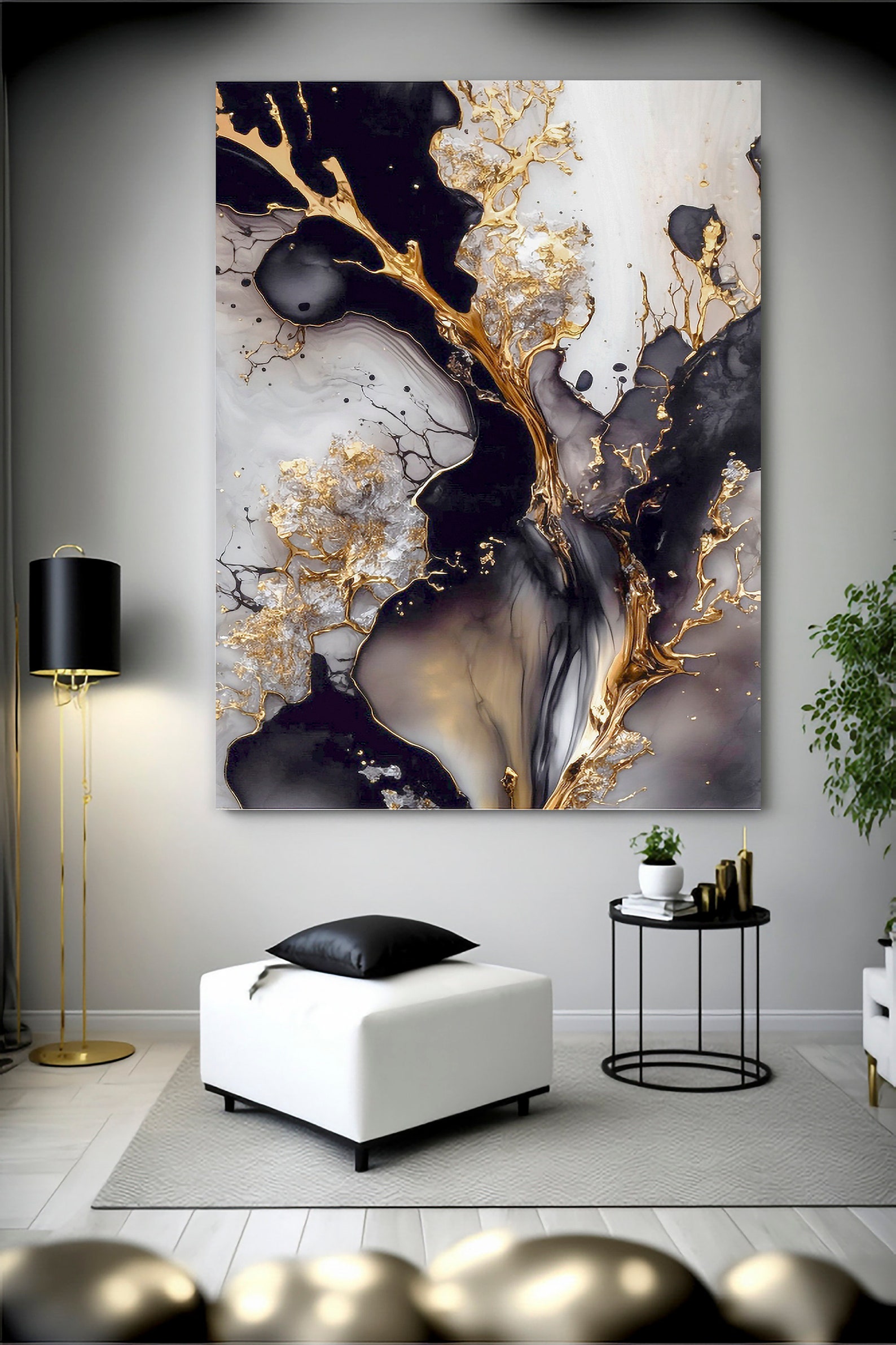 DIGITAL WALL ART Painting Wall Art, Alcohol Ink Painting, Room Decor