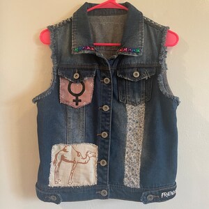 Witch Hunt Feminist Punk Battle Vest
