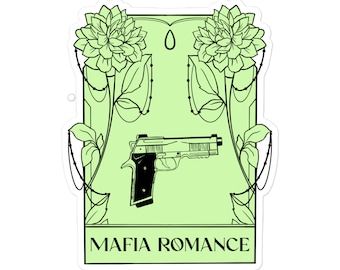Pegatina del Tarot del lector Romance de la mafia