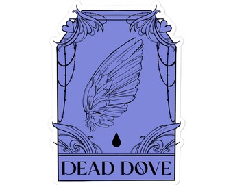 Pegatina del Tarot del Lector Paloma Muerta