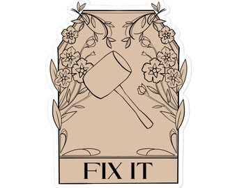 Etiqueta del Tarot del lector Arreglalo