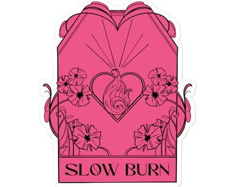 Pegatina del Tarot del lector de combustión lenta