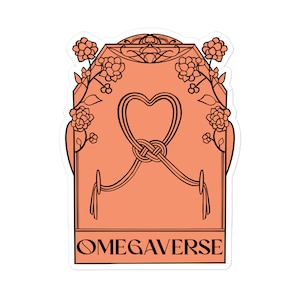 Adesivo de tarô do leitor Omegaverse