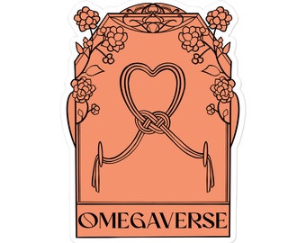 Pegatina del Tarot del Lector Omegaverse