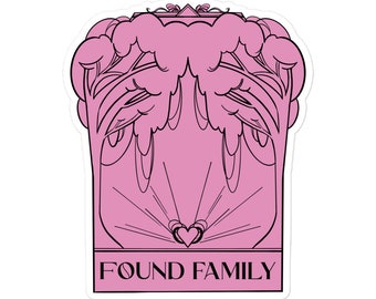 Etiqueta del Tarot del lector encontrada familia