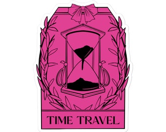 Pegatina del Tarot del lector Viaje en el tiempo
