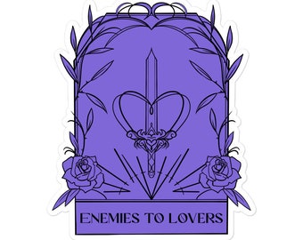 Pegatina del Tarot del lector De enemigos a amantes