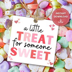 Valentine Gift Tag, Valentine Printable, Instant Download, Valentine Tag, Valentines Treat Bag, Valentines Day