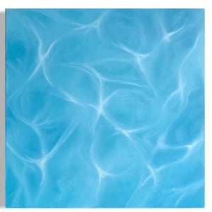 Original oil painting , water art Calming Shine. Oil on canvas 20X20in