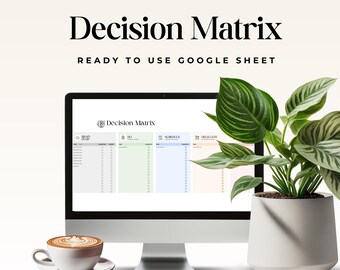 Decision Matrix Template: Editable Google Sheets Tool + Content Ideas