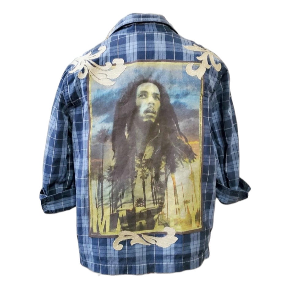 bob marley dress shirt Bob Marley Western Mens Button Up Dress Shirt