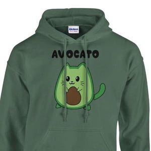Avocato catlovers apparel gift Classic Unisex Pullover Hoodie | Katze Design Pulli cute funny