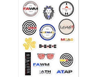 Faith Sticker Sheet | Encouragement Stickers for Journals + Planners | Daily Uplift