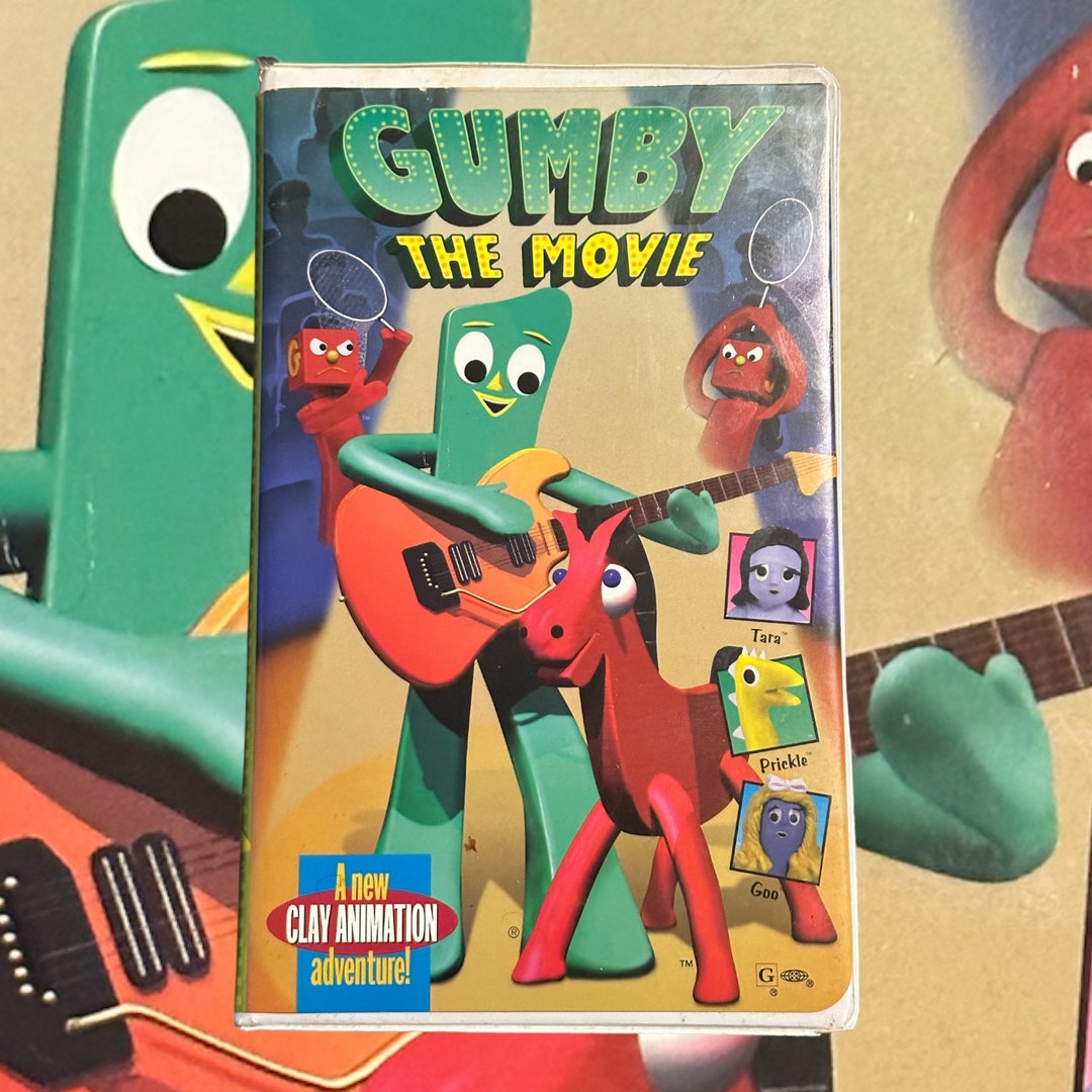 Gumby the Movie 1995 Clamshell Case VHS Tape Etsy