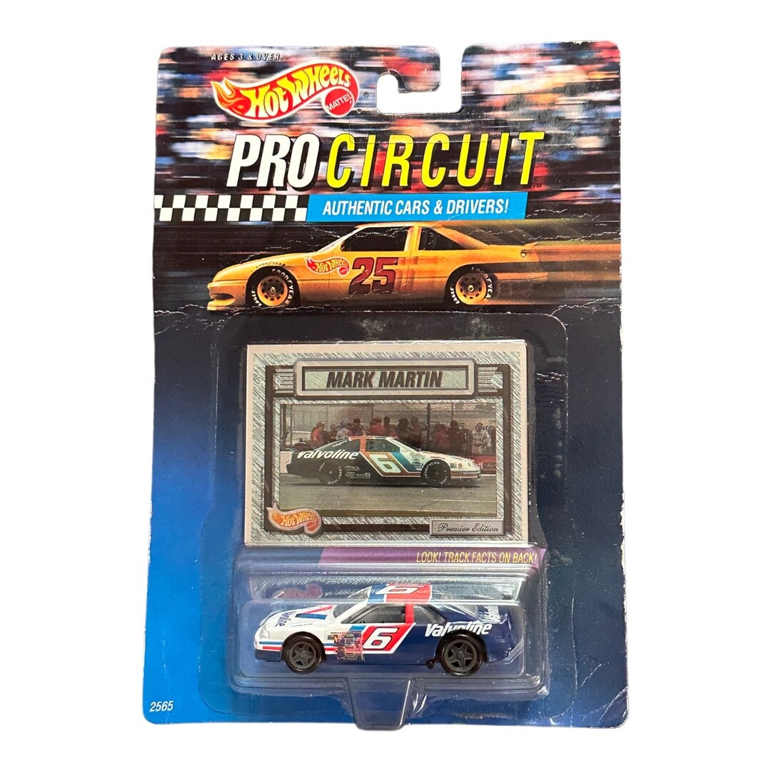 Hot Wheels Pro Circut Mark Martin Diecast Car - Etsy