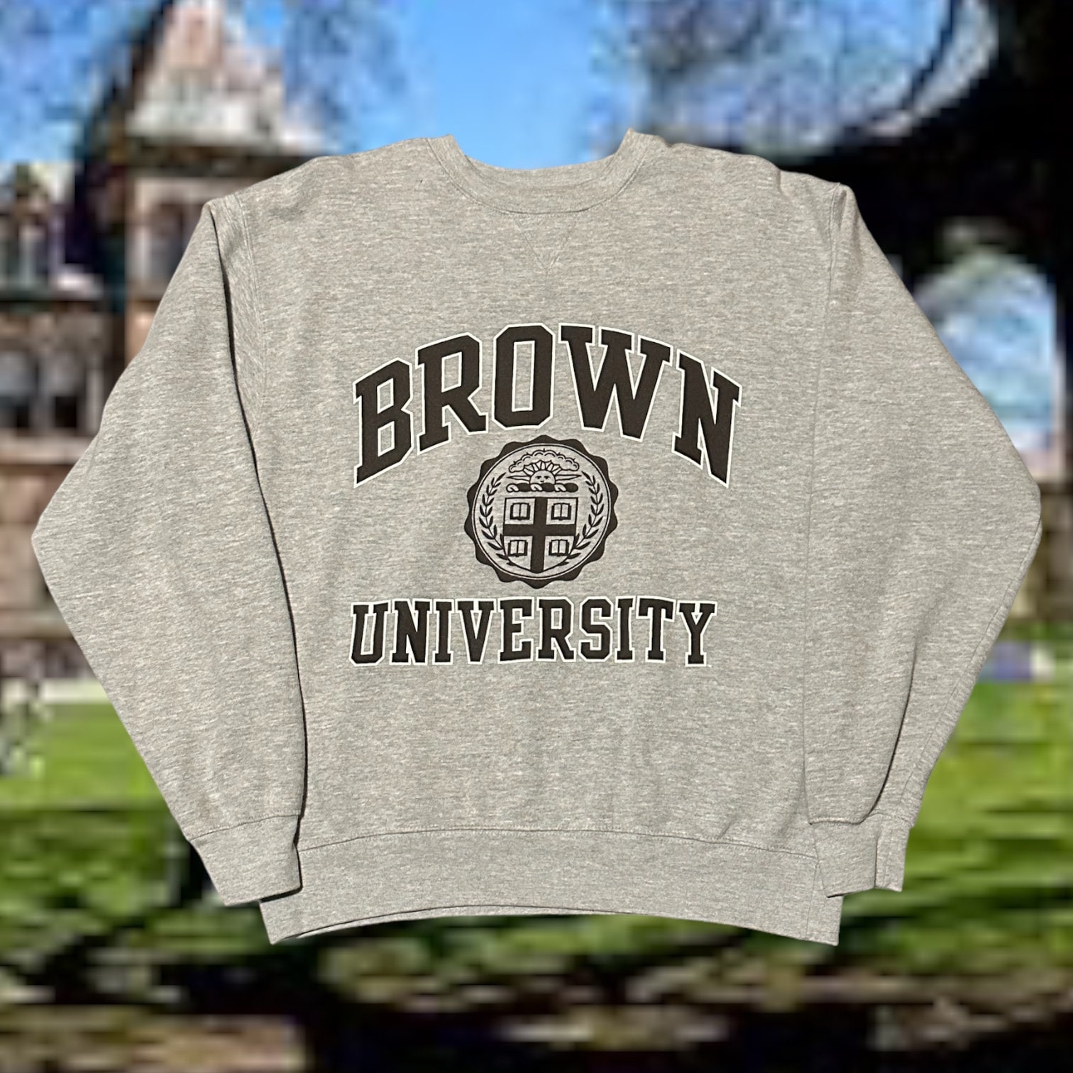 Brown University Bears Campus Hoodie Sweatshirt Black 