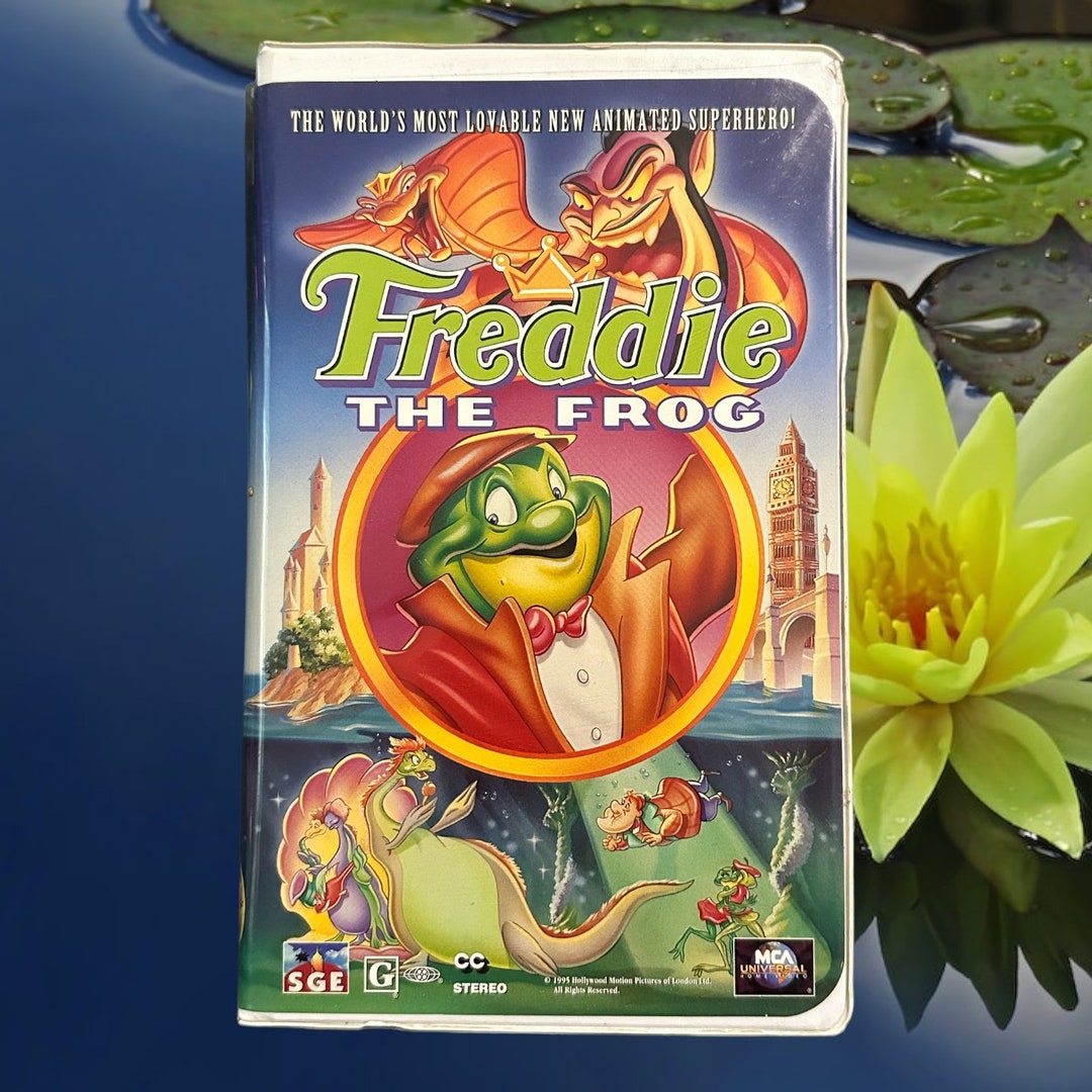 Freddie the Frog 1995 Clamshell Case VHS Tape Etsy