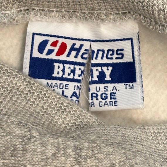 Men’s Hanes Beefy Notre Dame Crewneck Sweatshirt - image 4