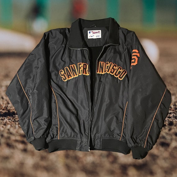 San Francisco Giants Majestic MLB Team Bomber Jacket- Black