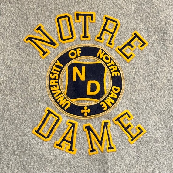 Men’s Hanes Beefy Notre Dame Crewneck Sweatshirt - image 3