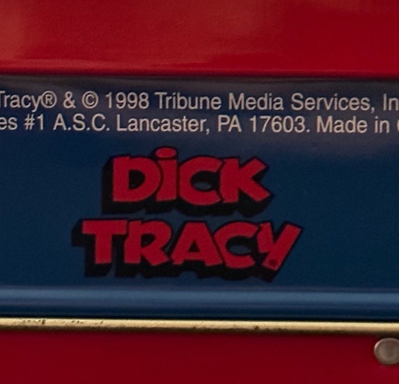 Dick Tracy 1998 Metal Lunchbox - image 7