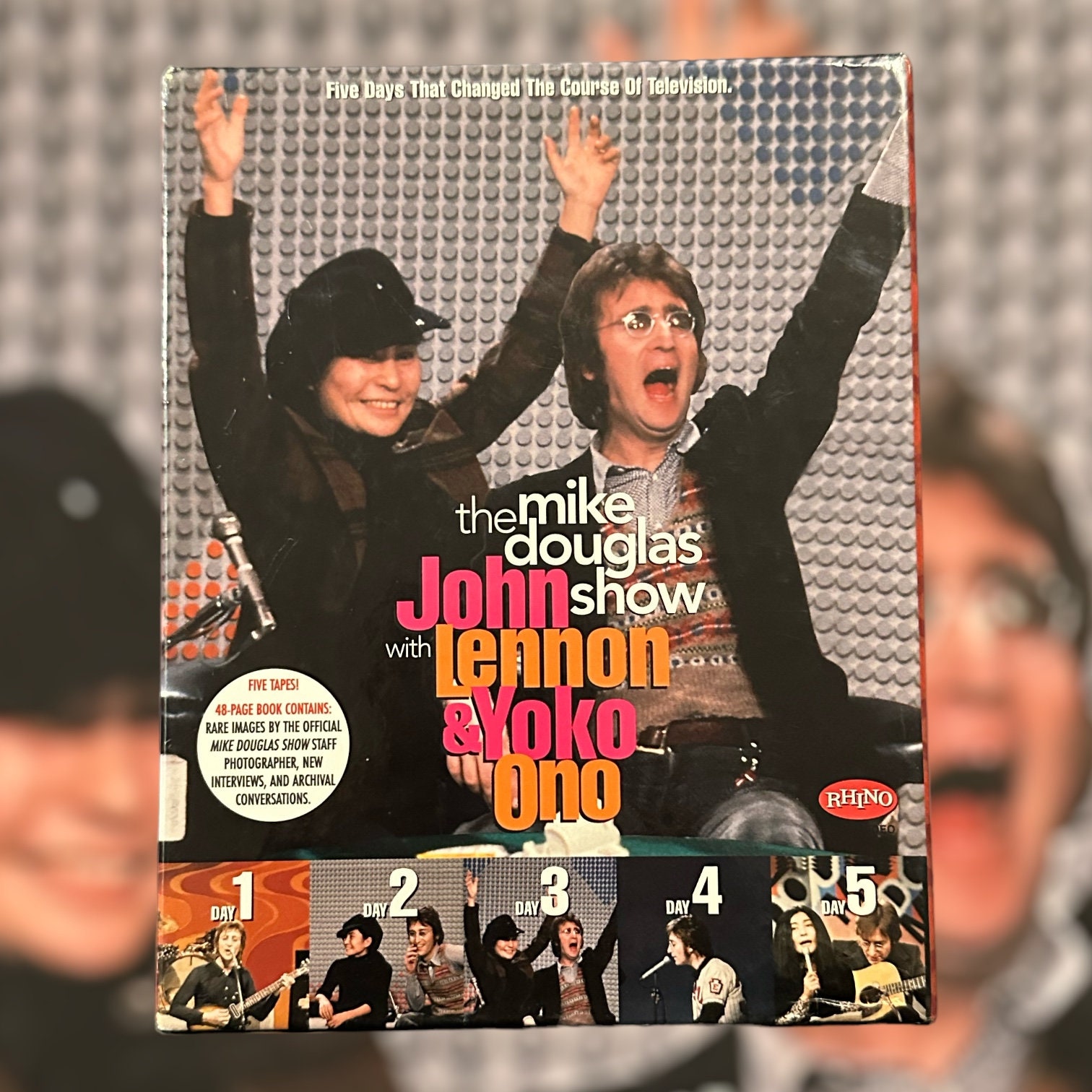 The Mike Douglas Show With John Lennon & Yoko Ono Box VHS Tape Set 