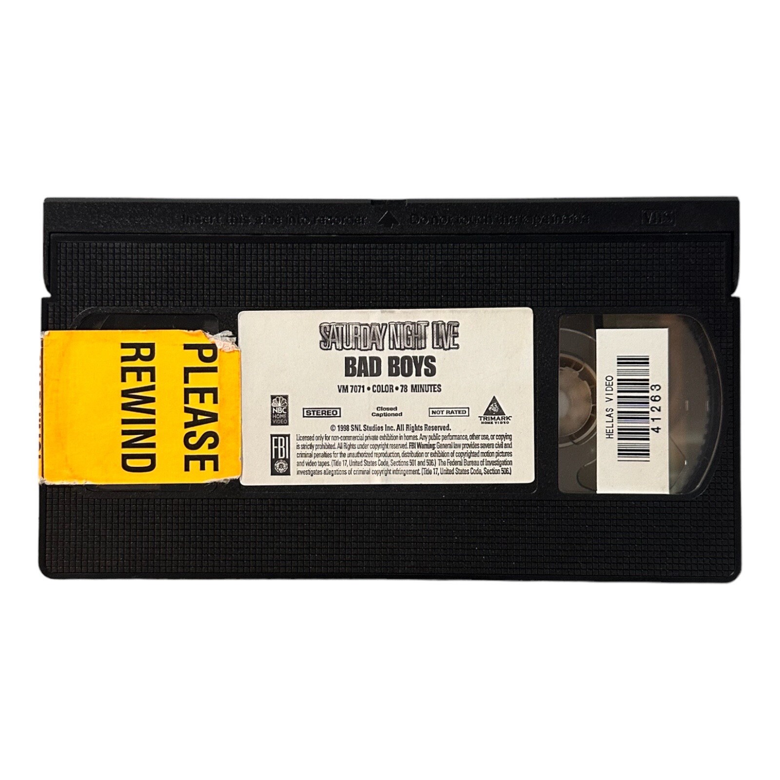 Saturday Night Live: Bad Boys VHS Tape - Etsy