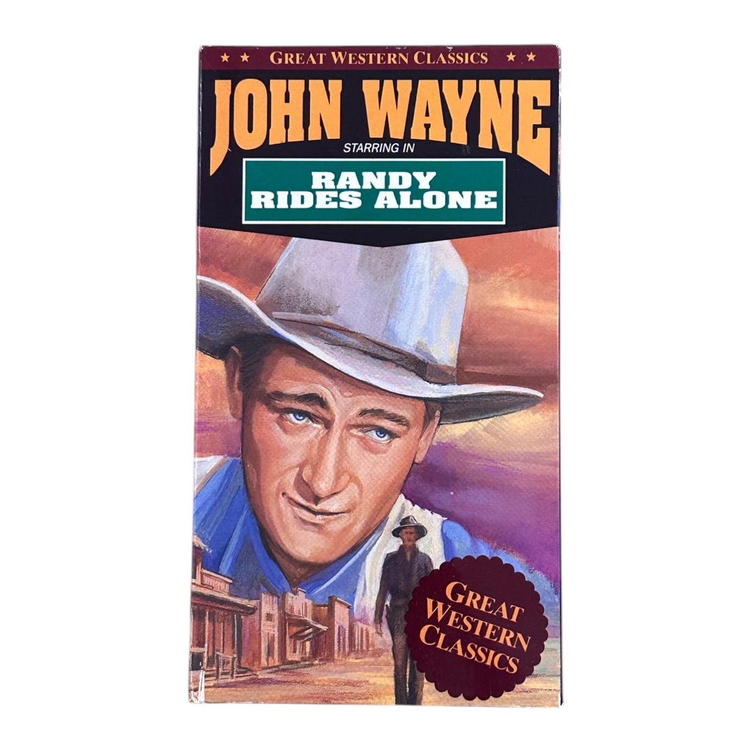 Randy Rides Alone VHS Tape - Etsy