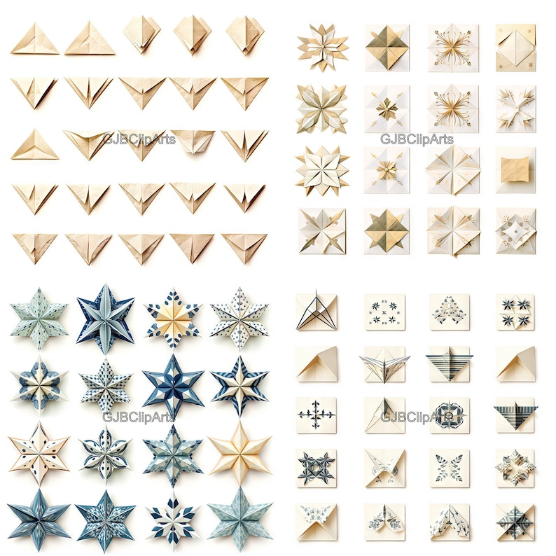 Origami Ornamental Card Clipart Lotus Clipart Paper Dragon Clipart ...