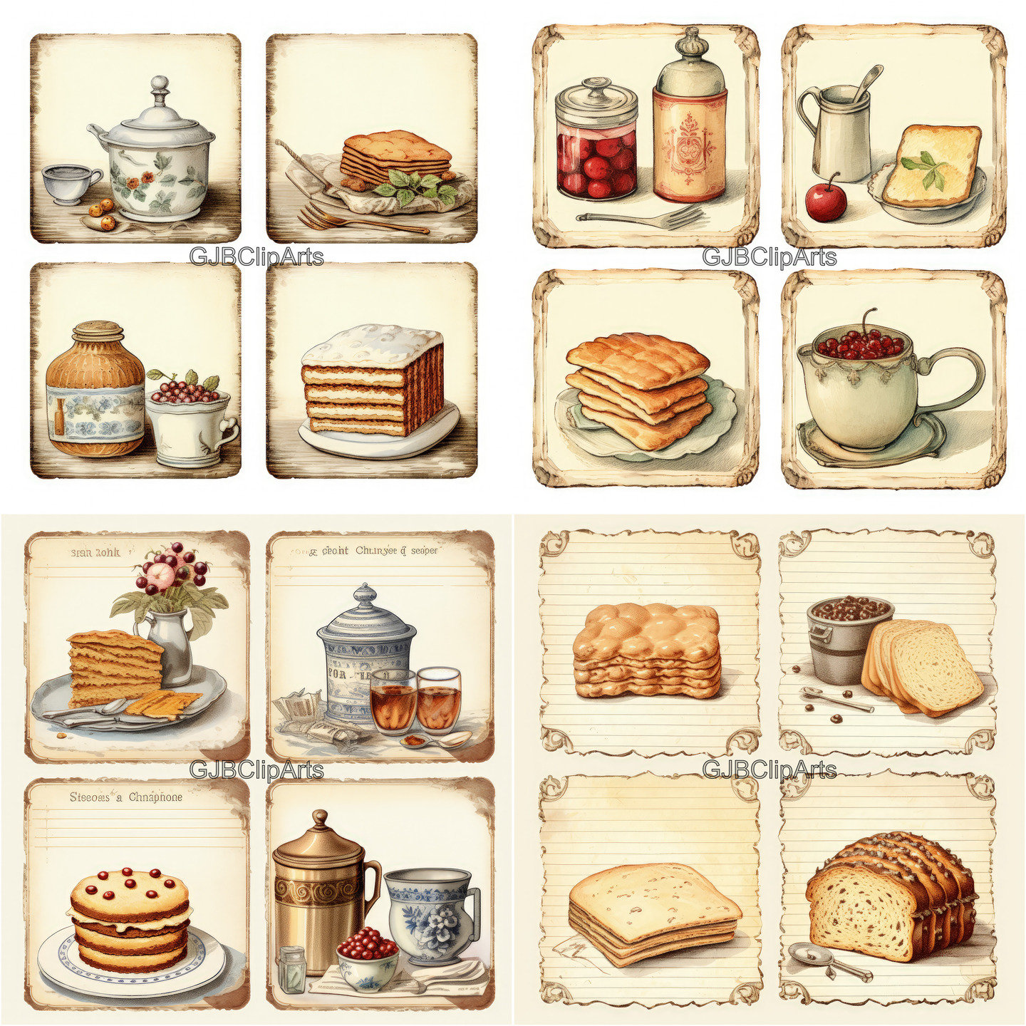 Baking Cards Clipart Rolling Pin Clipart Dough Clipart ...
