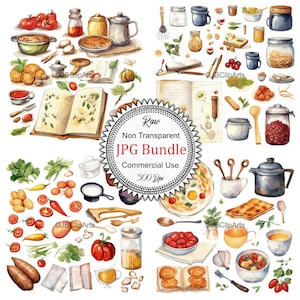 Family Recipes Clipart II, Cooking Clipart, Recipe Card Clipart,  Journaling Box, Journaling Shirt, Journaling Pack