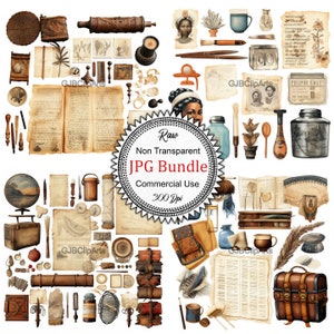 Vintage African American Junk Journal Kit Clipart, , Junk Journals Supplies, Journaling Bible Niv, Journaling Bible Digital Niv,