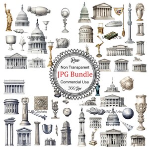 D.C. Elements Clipart Collection, White Background Clipart, , Scrapbooker&#39;s Tshirts, Journaling